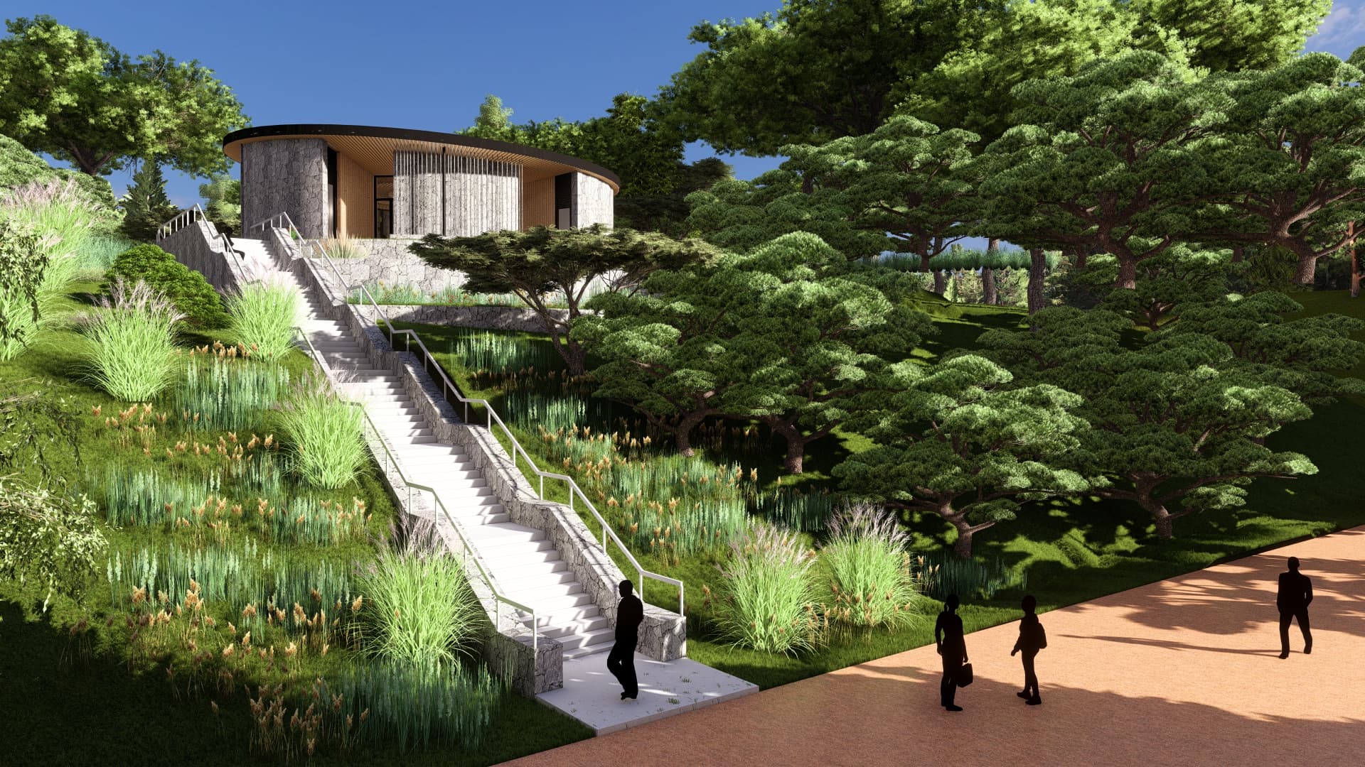 TROPICAL FOREST GLADE & PAUL'S CHAPEL